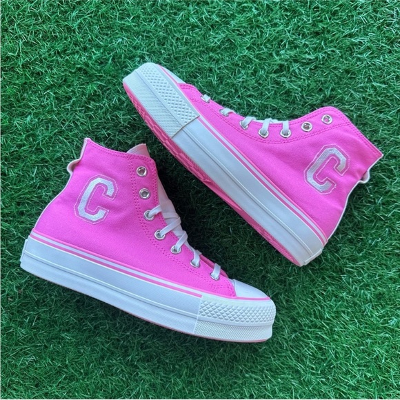 Converse Chuck Taylor All Star Lift Platform High Top Oops Pink - Picture 6 of 8